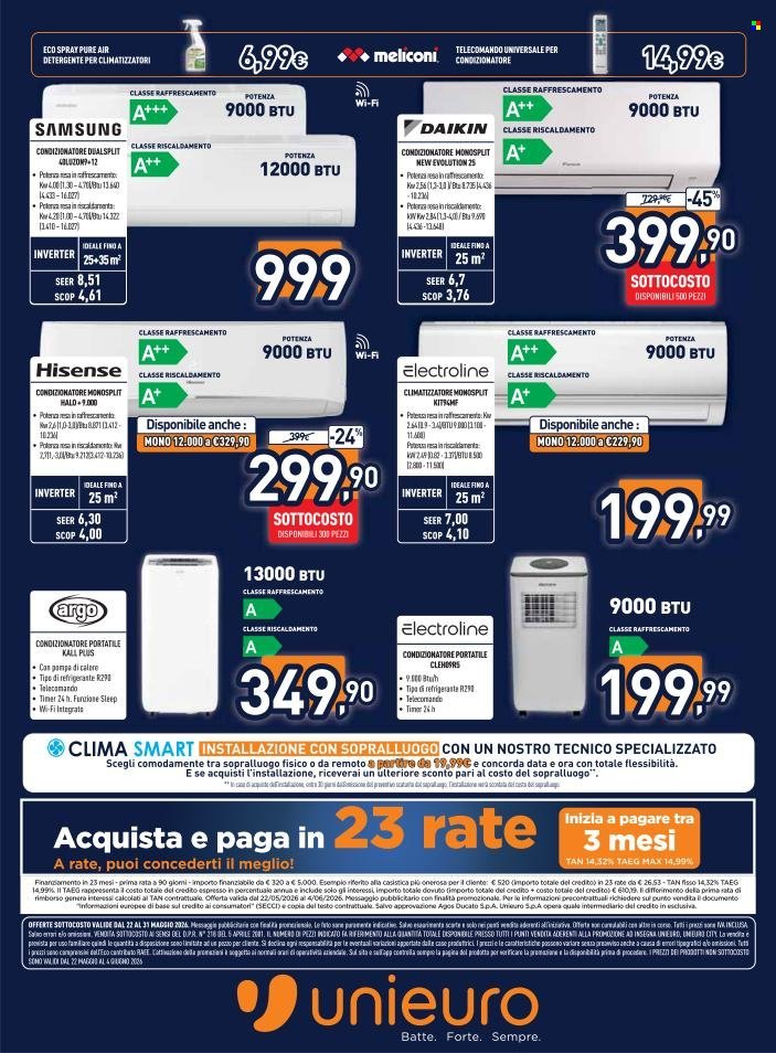Volantino UNIEURO - Sottocosto (2026-05-22 - 2026-05-31)