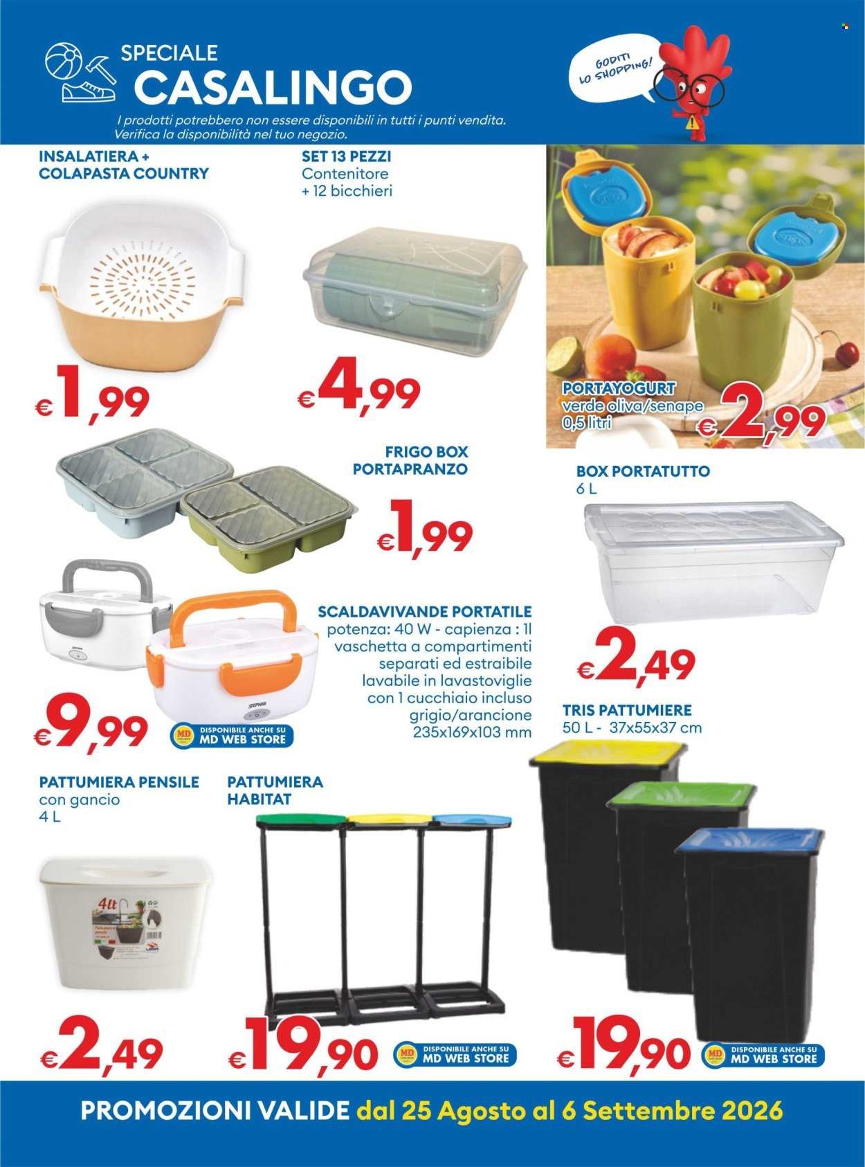 Volantino MD DISCOUNT - Da martedì 25 agosto 2026