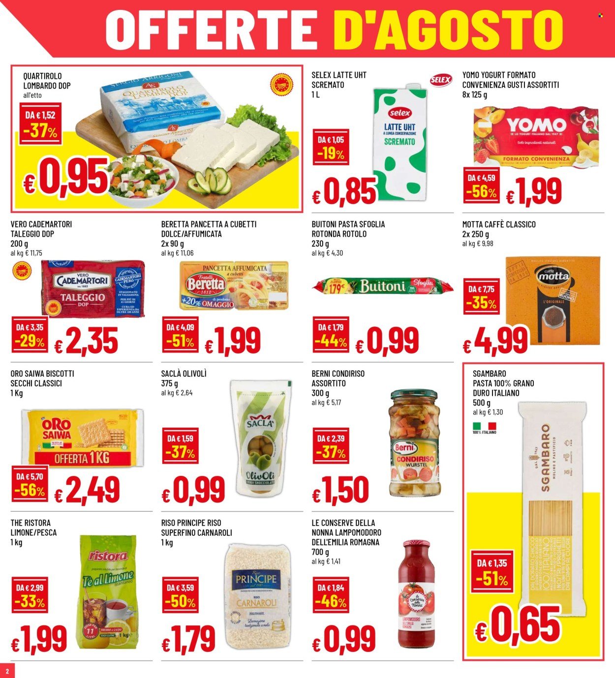Volantino FAMILA - OFFERTE D'AGOSTO