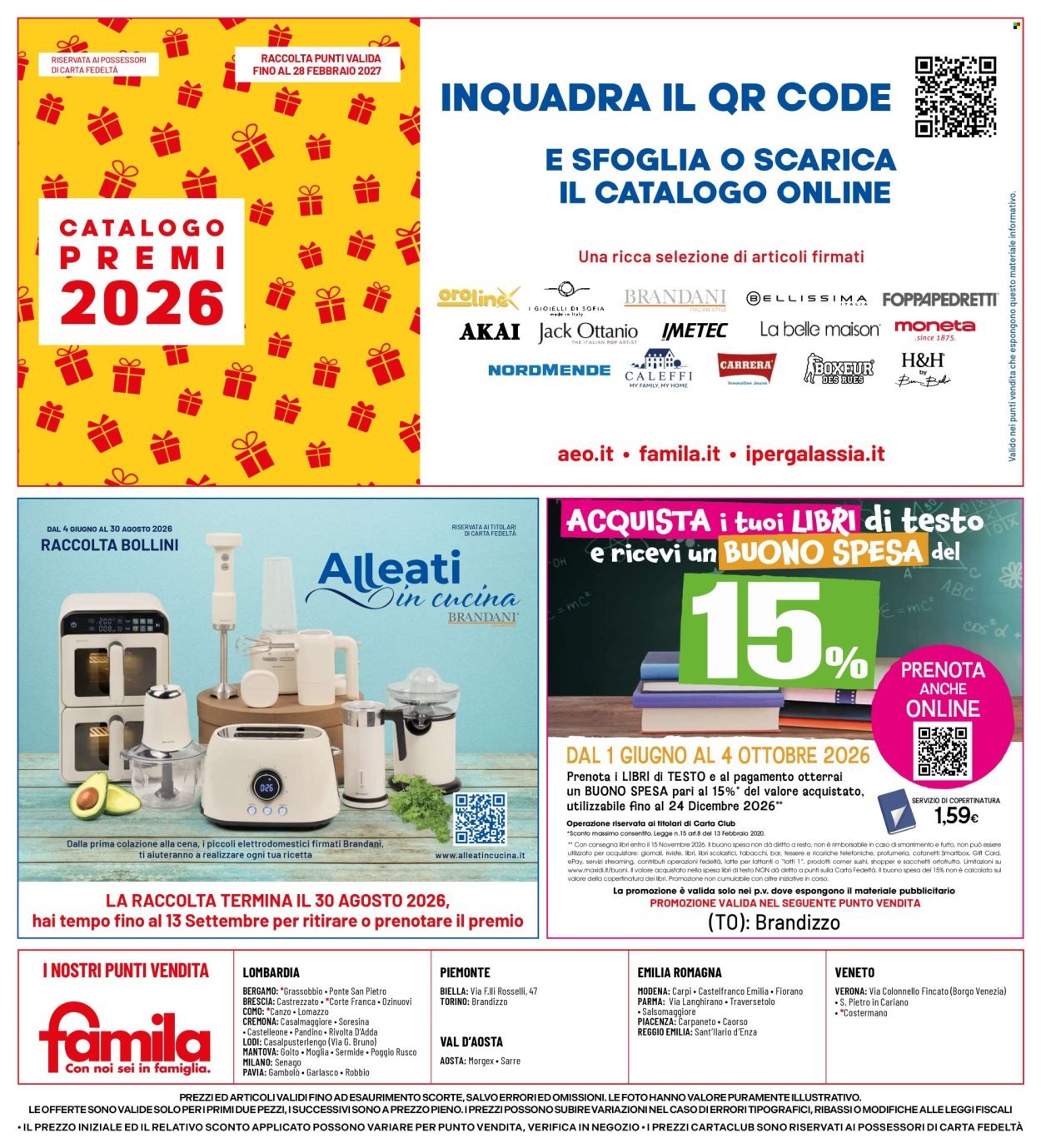 Volantino FAMILA - OFFERTE D'AGOSTO