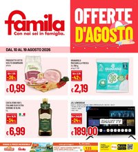 Volantino FAMILA - OFFERTE D'AGOSTO