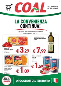 Volantino COAL - Da giovedì 27 agosto 2026