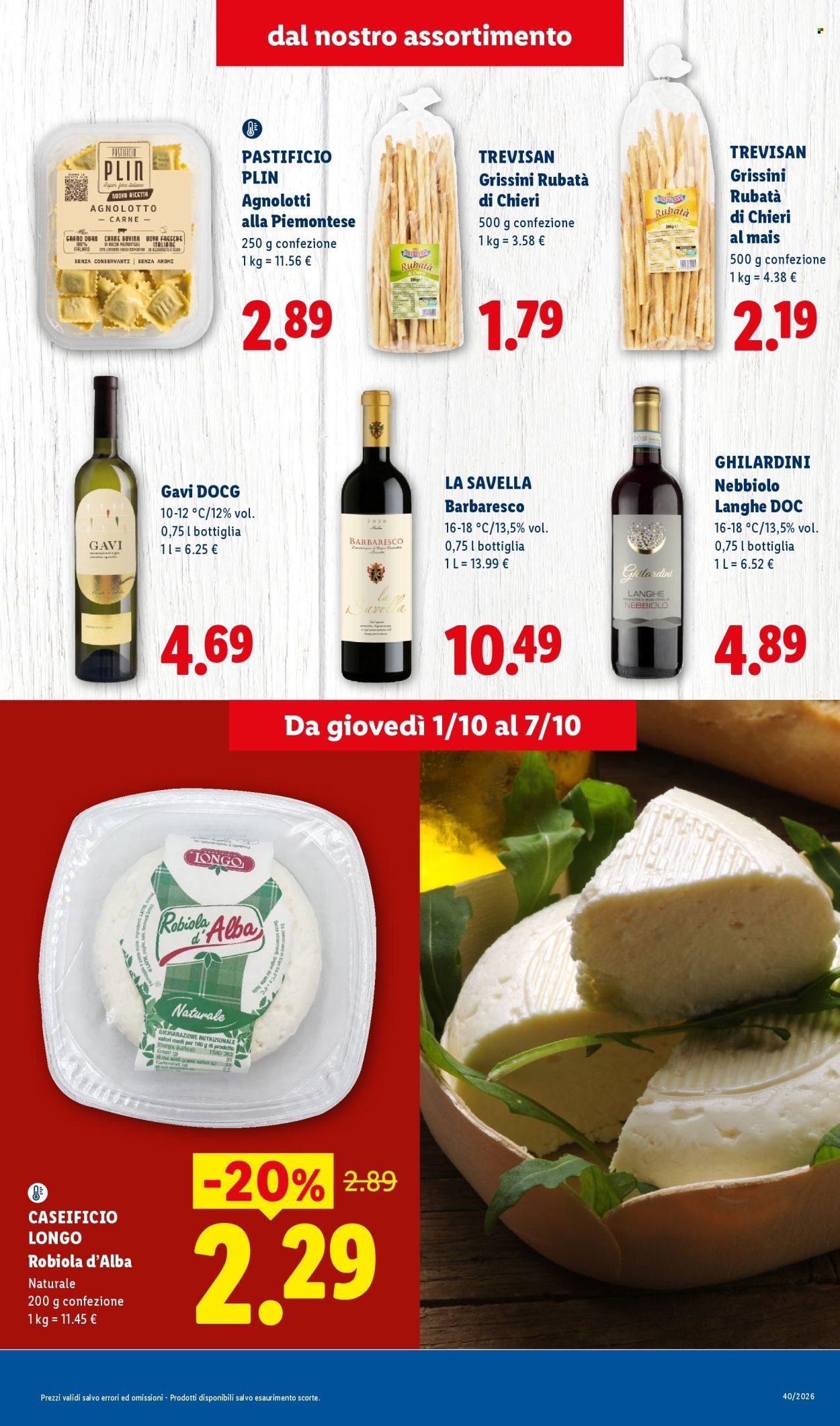 Volantino LIDL - Sapori del Piemonte
