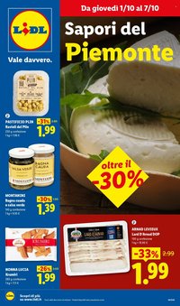 Volantino LIDL - Sapori del Piemonte