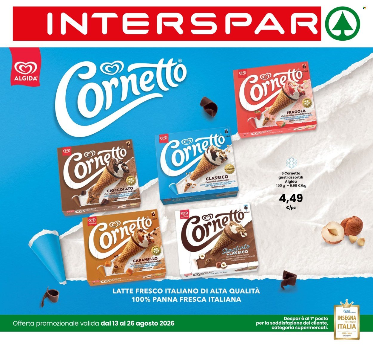 Volantino INTERSPAR - Algida