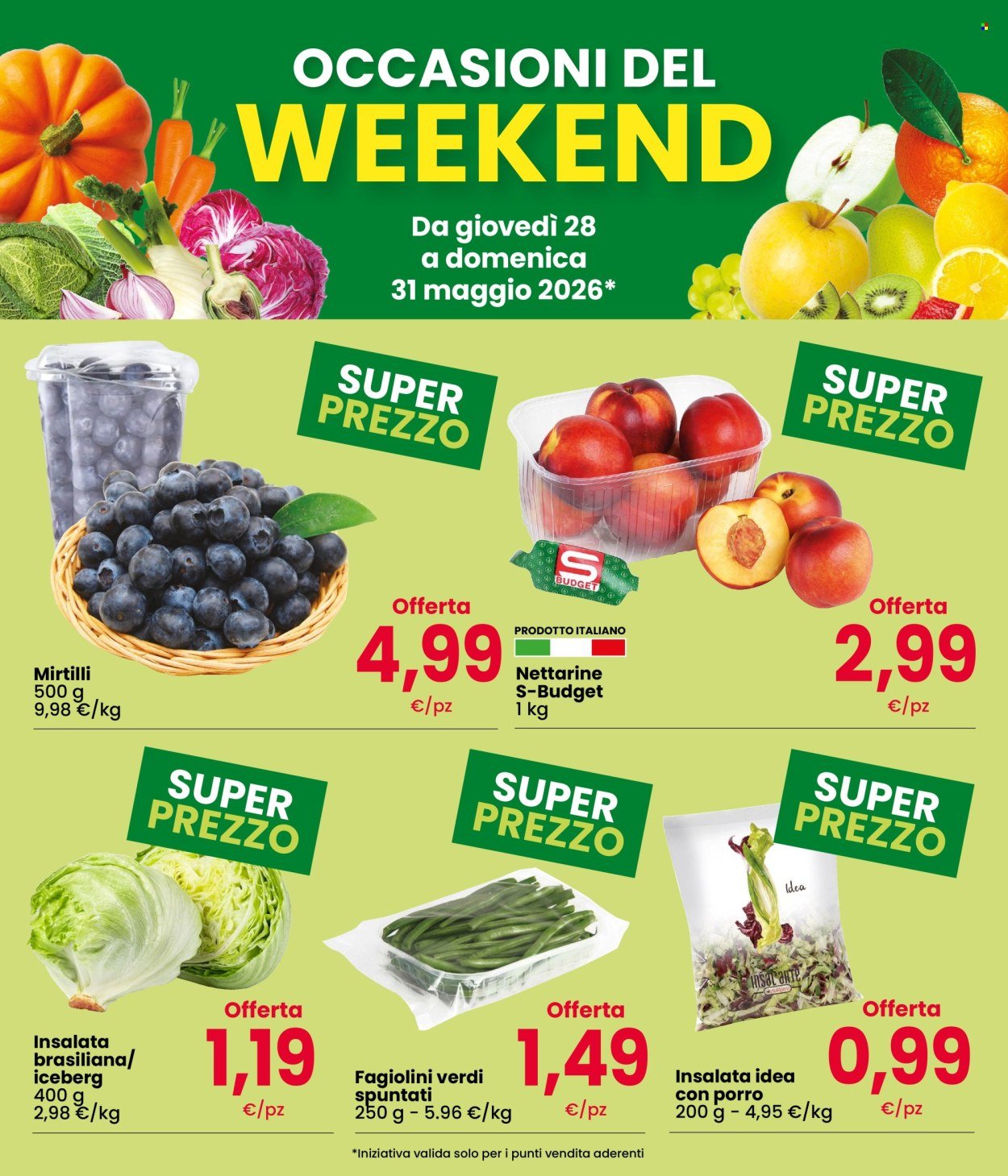 Volantino INTERSPAR - Fresche Occasioni (2026-05-28 - 2026-05-31)