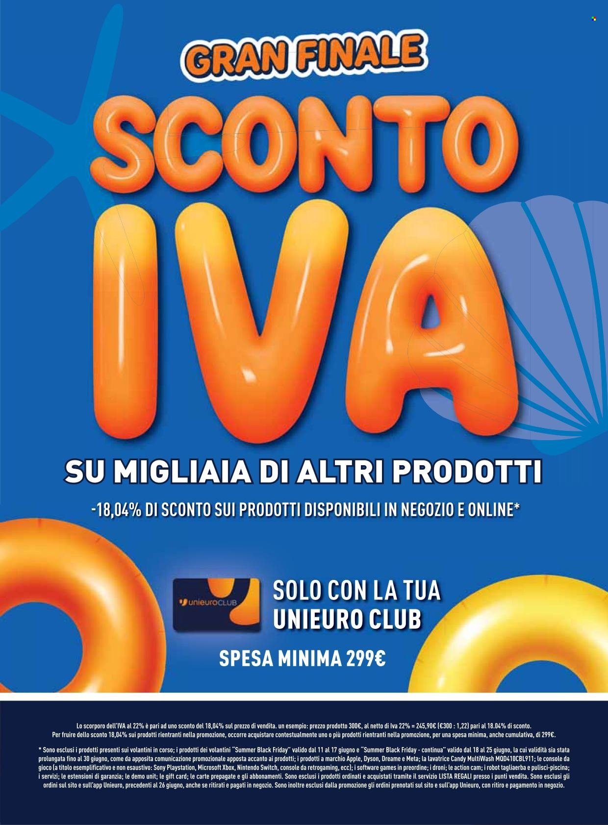 Volantino UNIEURO - Summer Black Friday