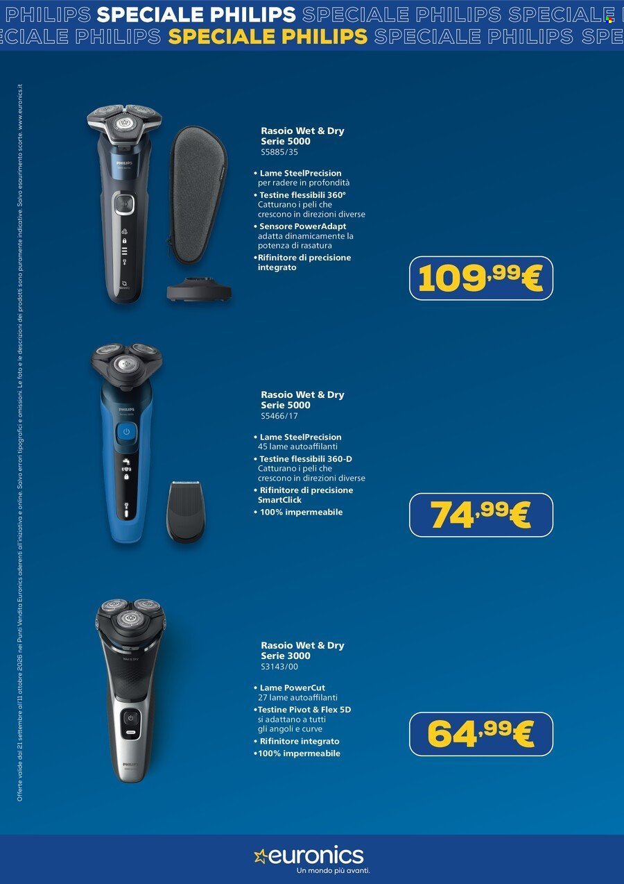 Volantino EURONICS - Speciale Philips