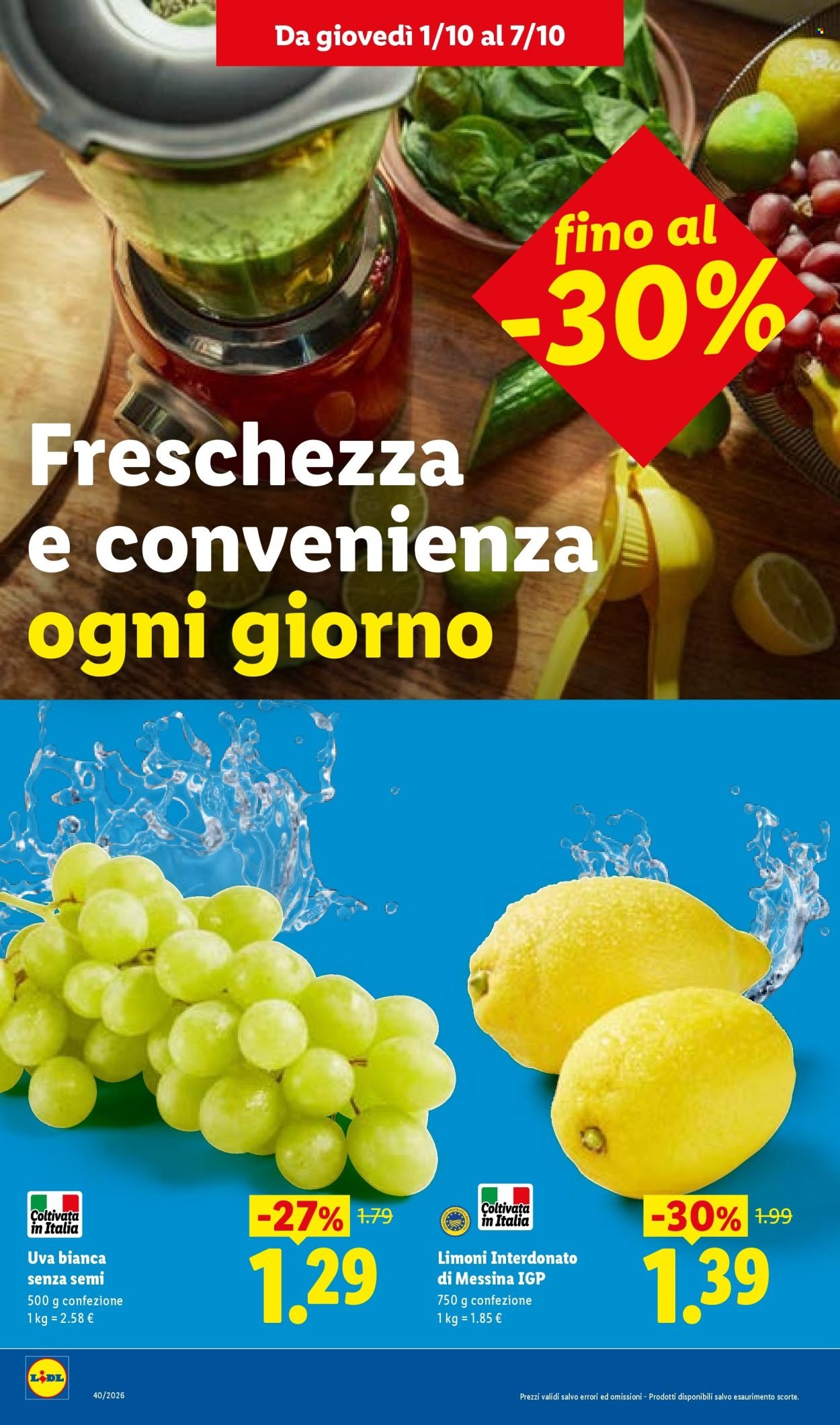 Volantino LIDL - Grandi offerte