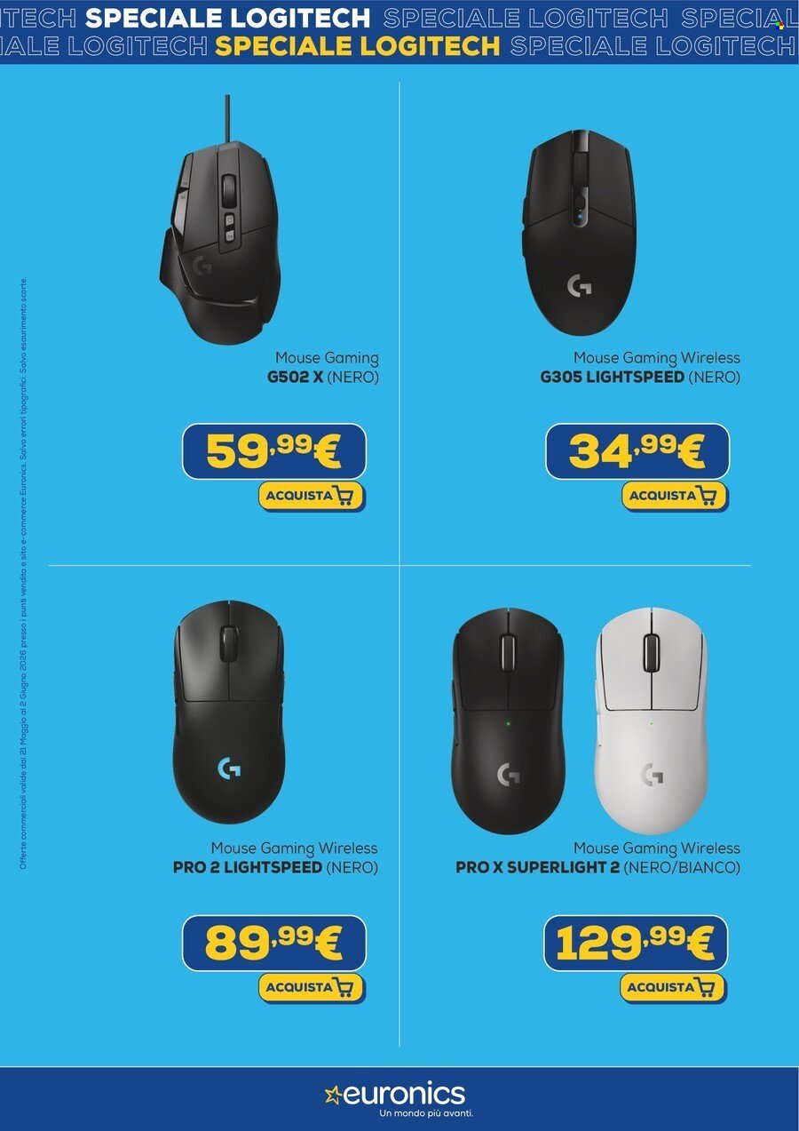 Volantino EURONICS - Speciale Logitech