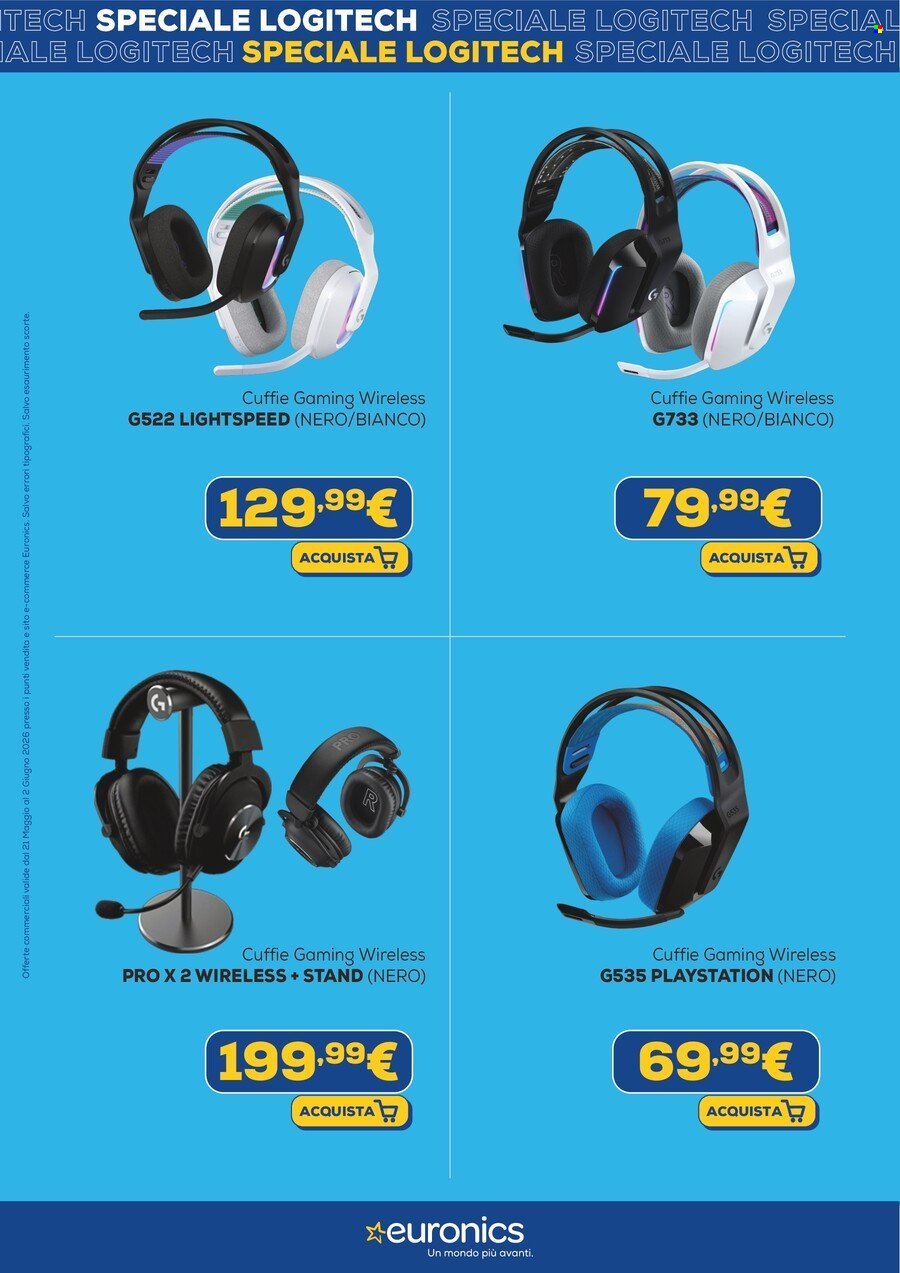 Volantino EURONICS - Speciale Logitech