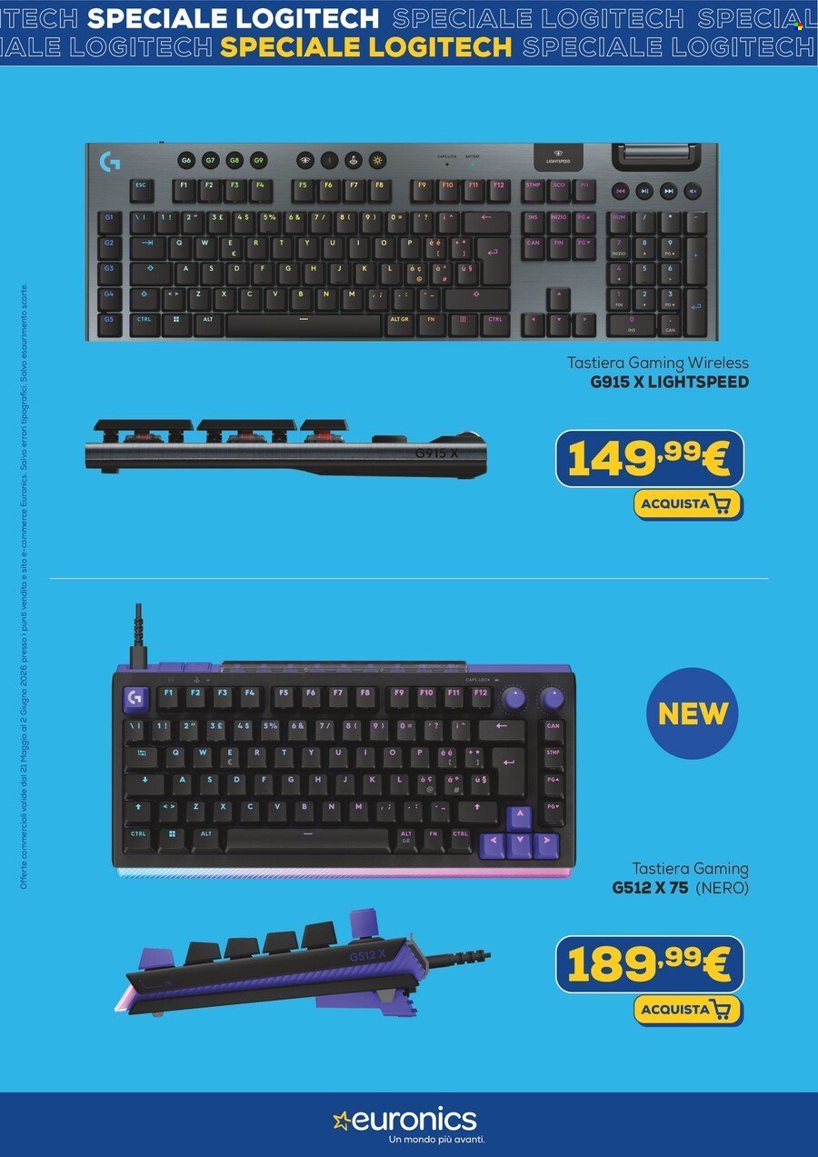 Volantino EURONICS - Speciale Logitech