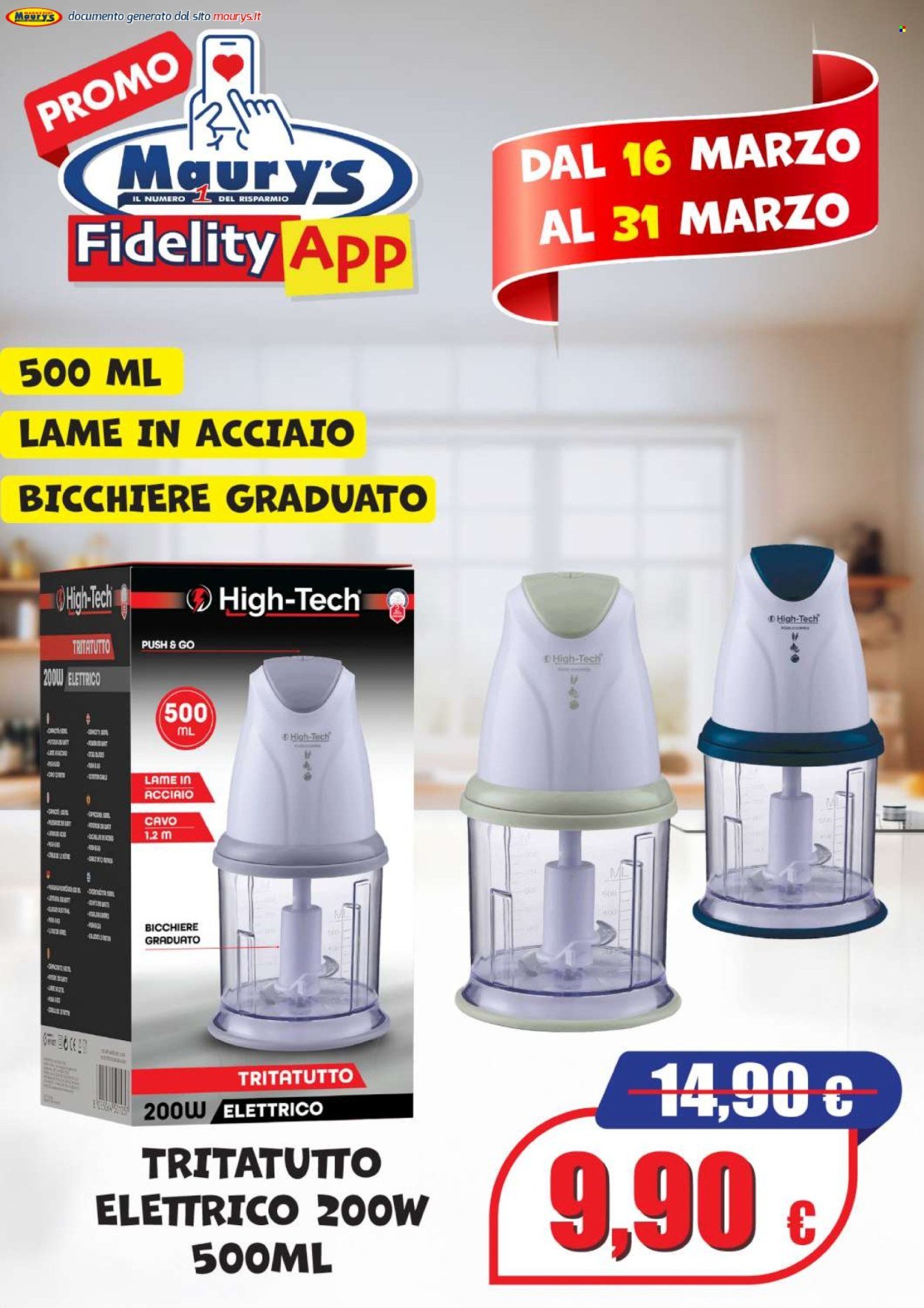 Volantino MAURY'S - Da lunedì 16 2026 (2026-03-16 - 2026-03-31)