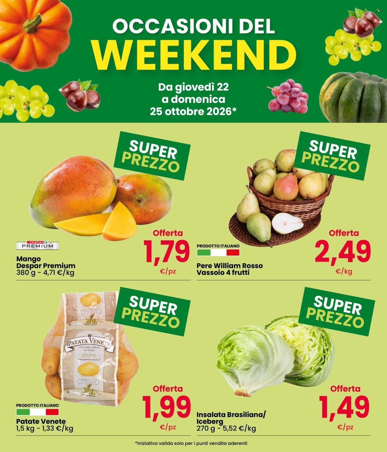 Volantino INTERSPAR - Fresche Occasioni