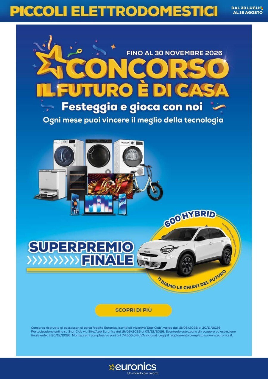 Volantino EURONICS - Speciale Piccoli Elettrodomestici