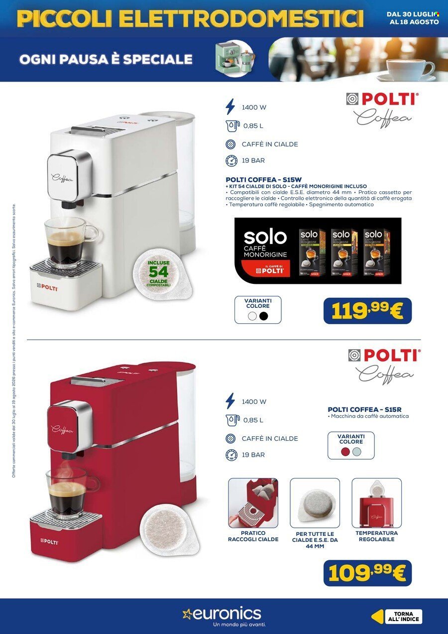 Volantino EURONICS - Speciale Piccoli Elettrodomestici