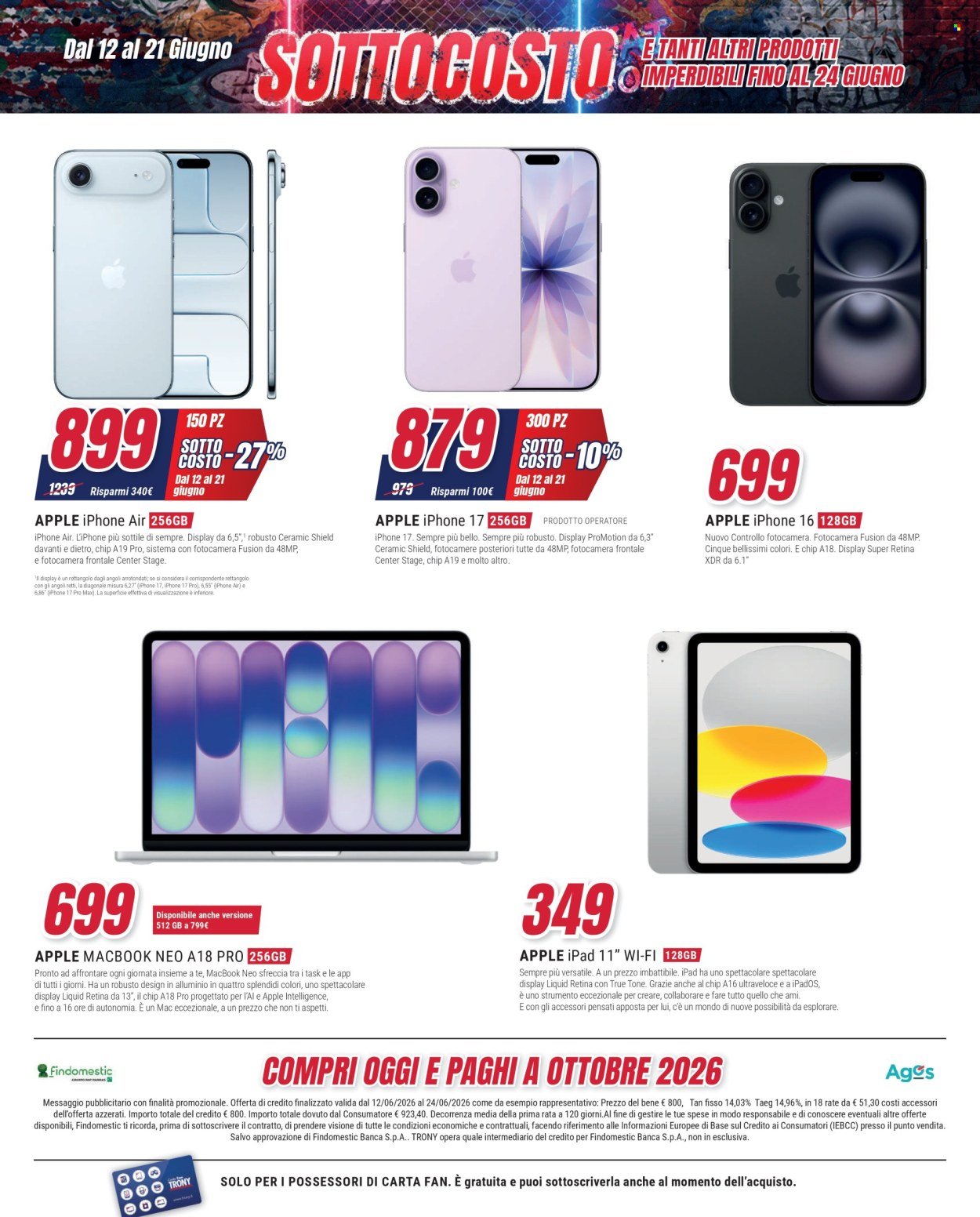Volantino TRONY - Da venerdì 12 2026