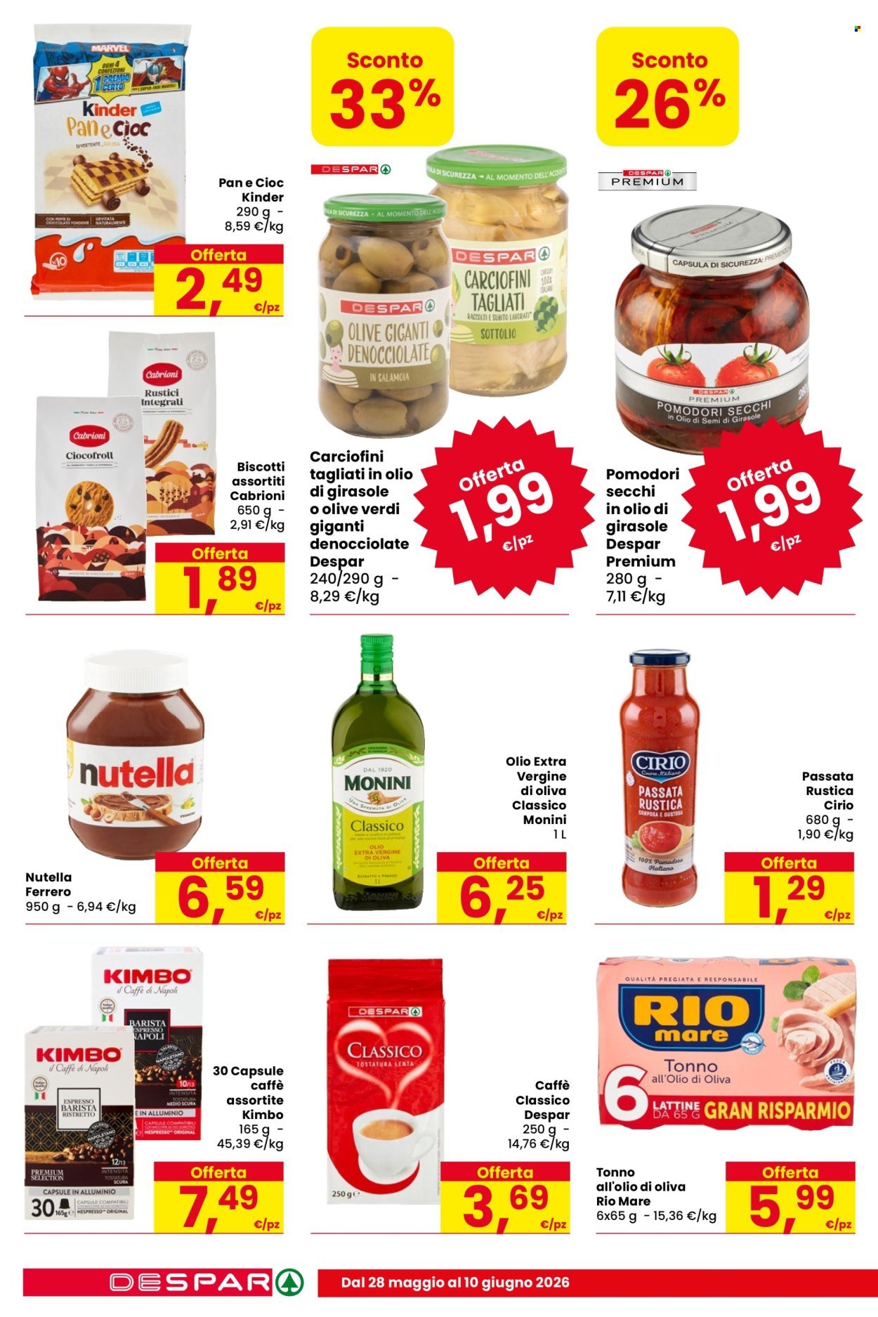 Volantino DESPAR - OFFERTE GRIGLIATE (2026-05-28 - 2026-06-10)