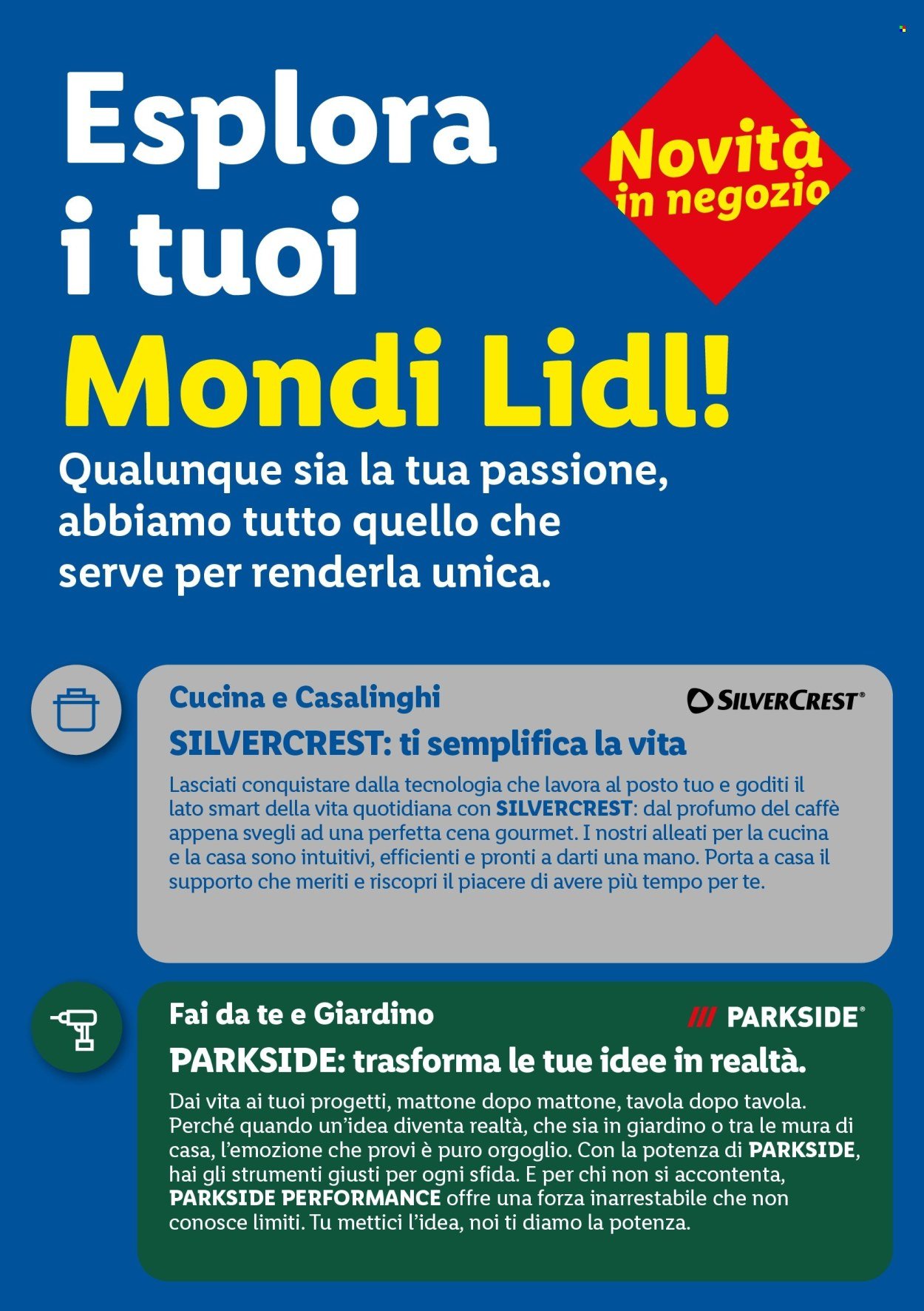 Offerta LIDL - Scopri i tuoi Mondi