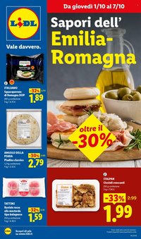 Volantino LIDL - Sapori dell'Emilia Romagna