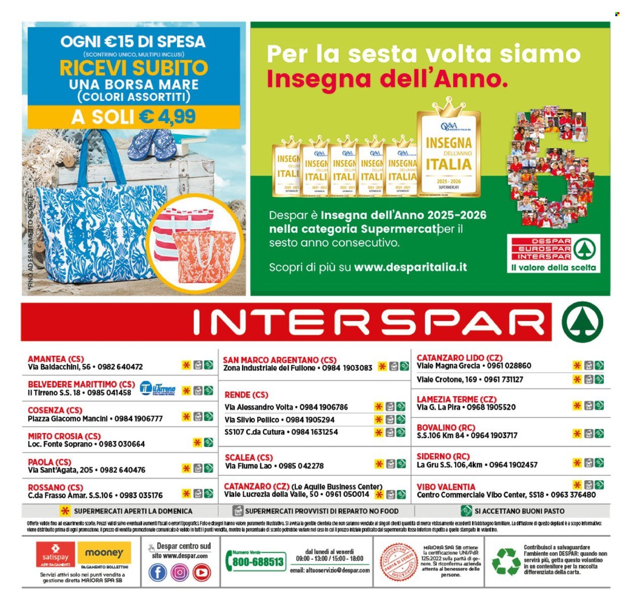 Volantino INTERSPAR - Da lunedì 8 2026