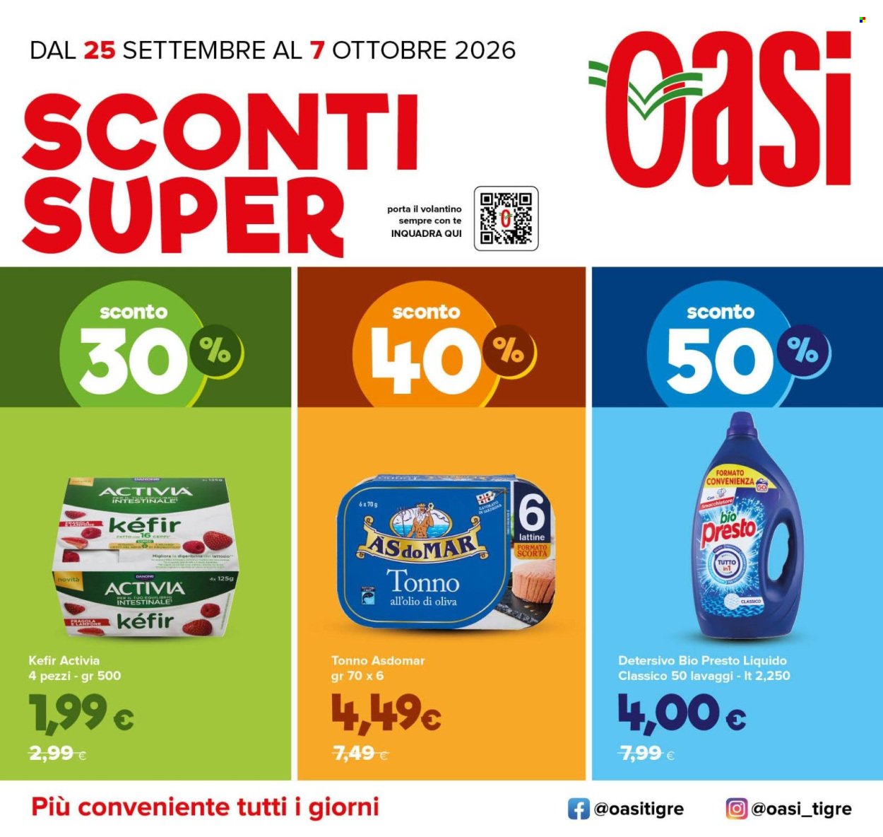 Volantino OASI - Da venerdì 25 settembre 2026
