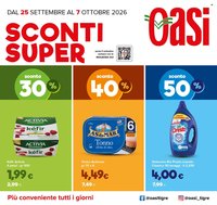 Volantino OASI - Da venerdì 25 settembre 2026
