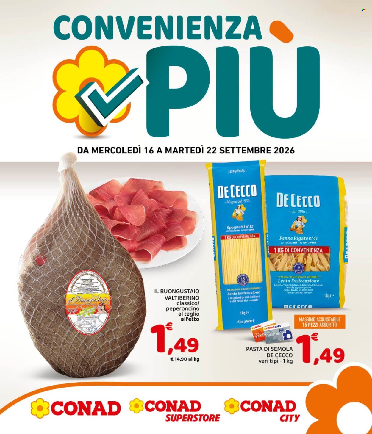 Volantino CONAD - Convenienza Più