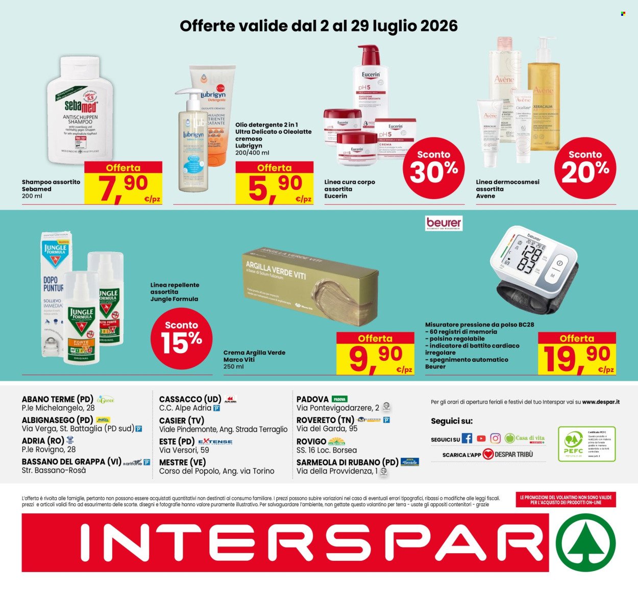 Volantino INTERSPAR - Quando la cura diventa rituale
