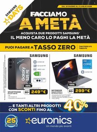 Volantino EURONICS - Samsung Days - Facciamo a Meta'