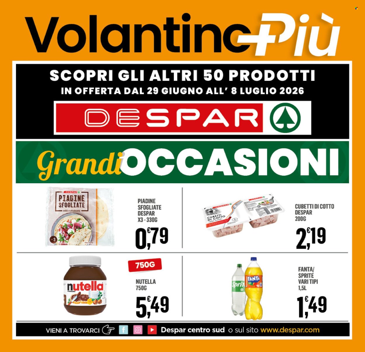 Volantino DESPAR - Da lunedì 29 giugno 2026