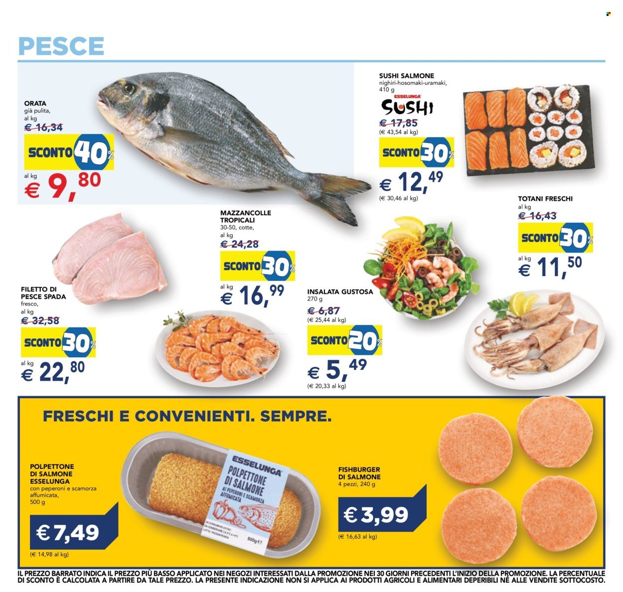 Volantino ESSELUNGA - Sconti fino al 50%