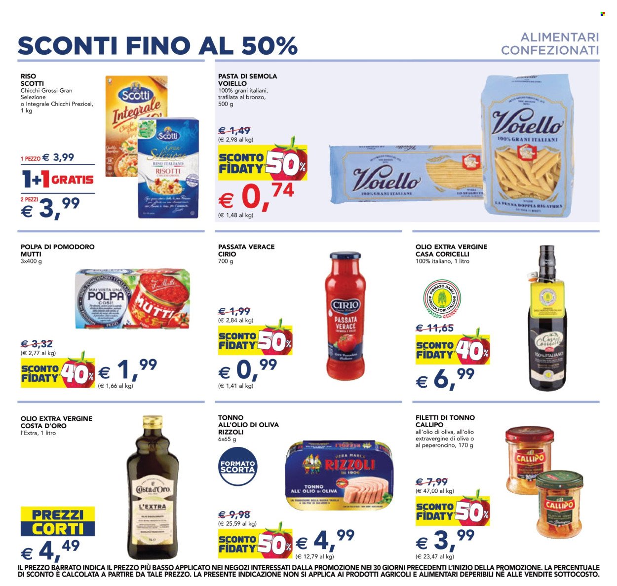 Volantino ESSELUNGA - Sconti fino al 50%