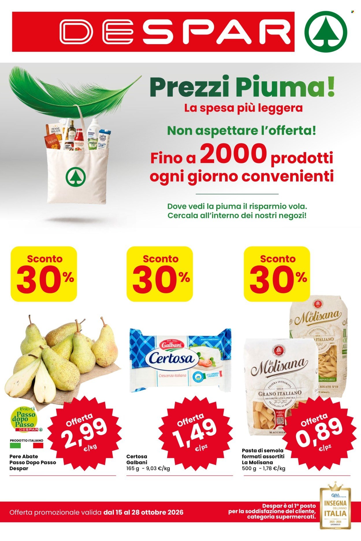 Volantino DESPAR - Prezzi Piuma