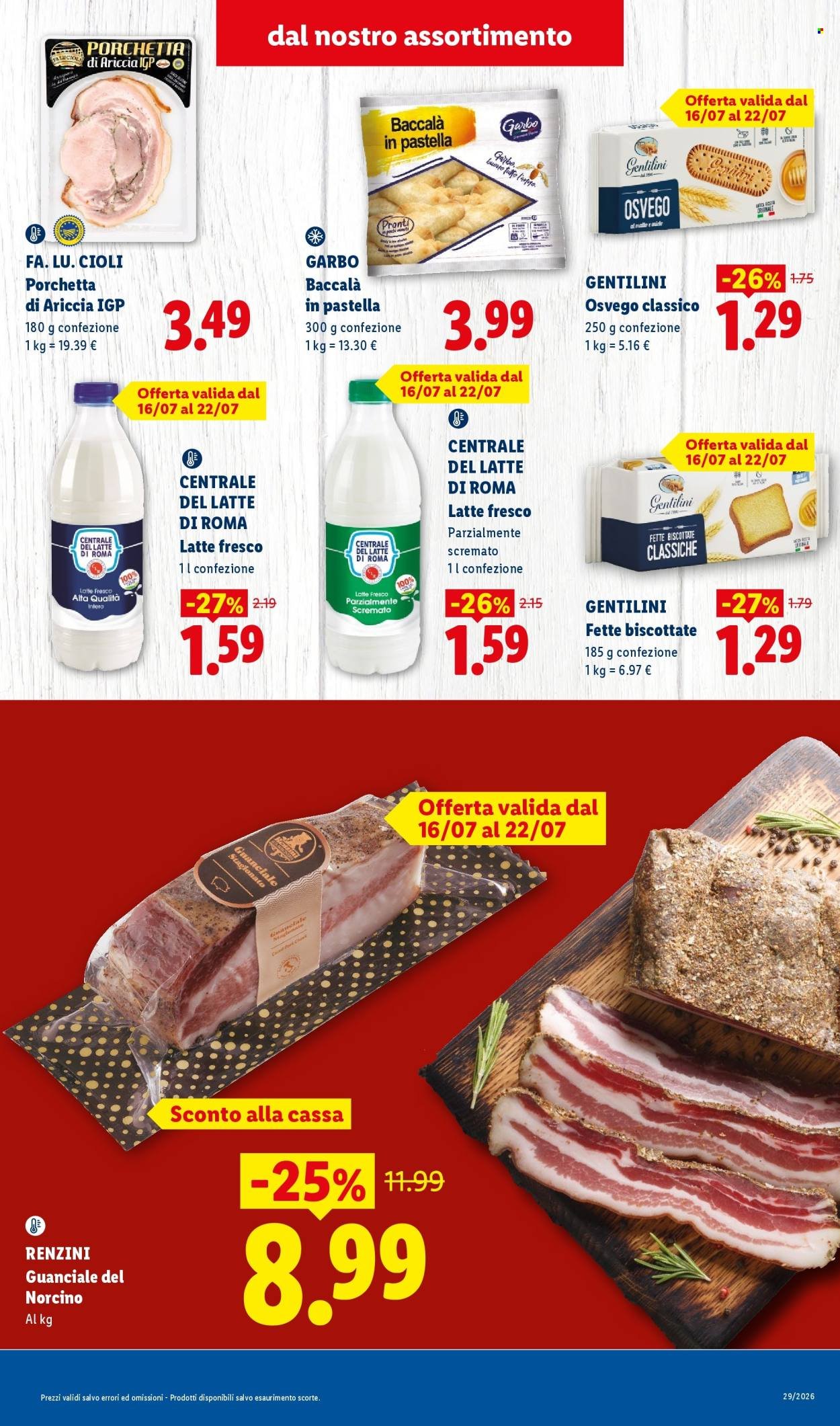 Volantino LIDL - Sapori del Centro Italia