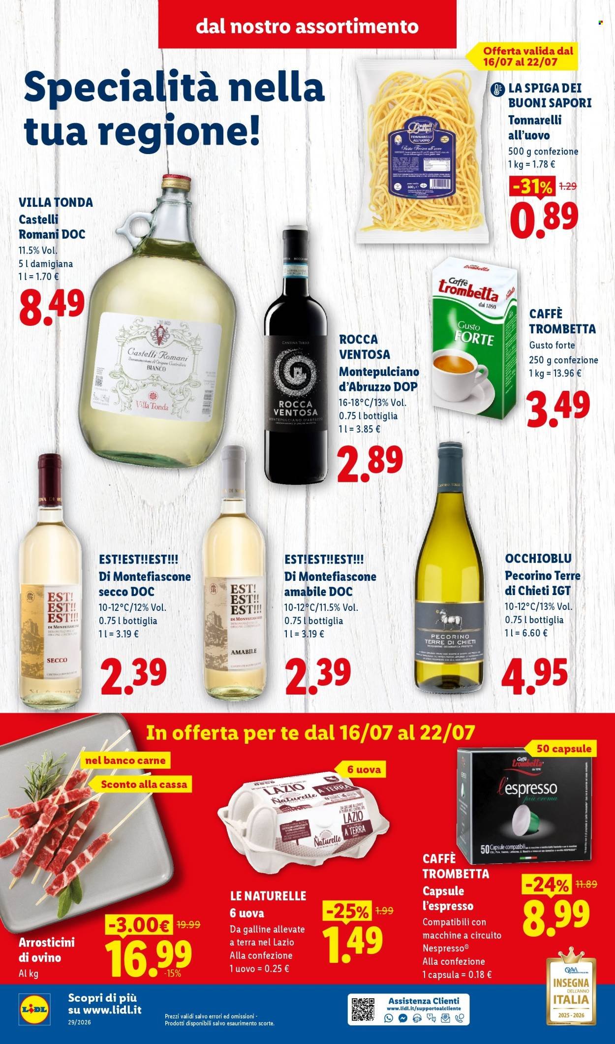 Volantino LIDL - Sapori del Centro Italia