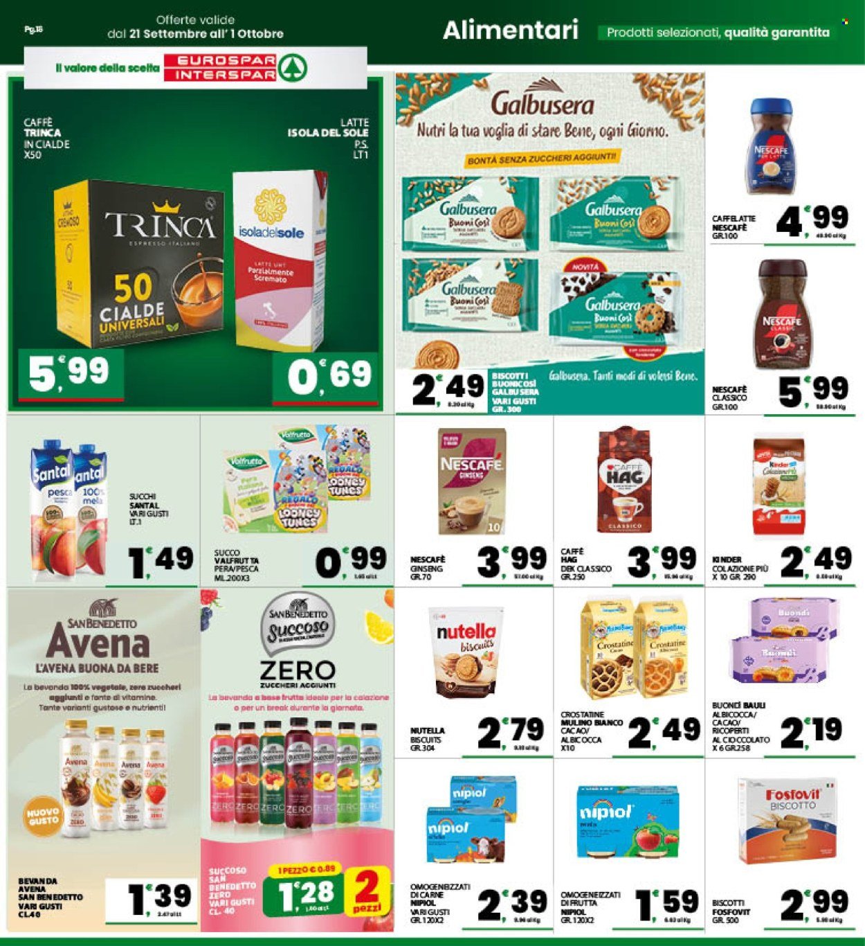 Volantino INTERSPAR - Da lunedì 21 settembre 2026