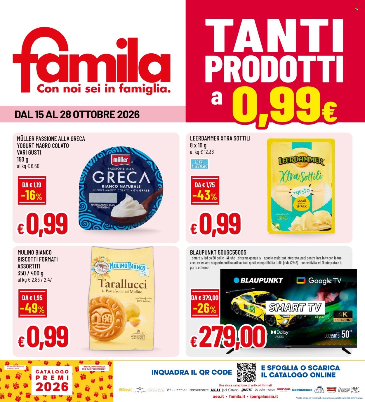 Volantino FAMILA - TANTI PRODOTTI A 0,99€