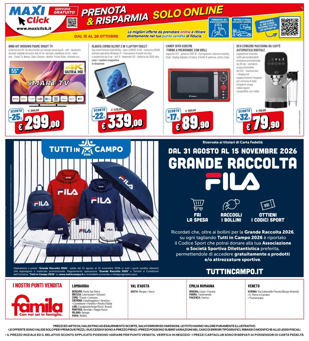 Volantino FAMILA - TANTI PRODOTTI A 0,99€