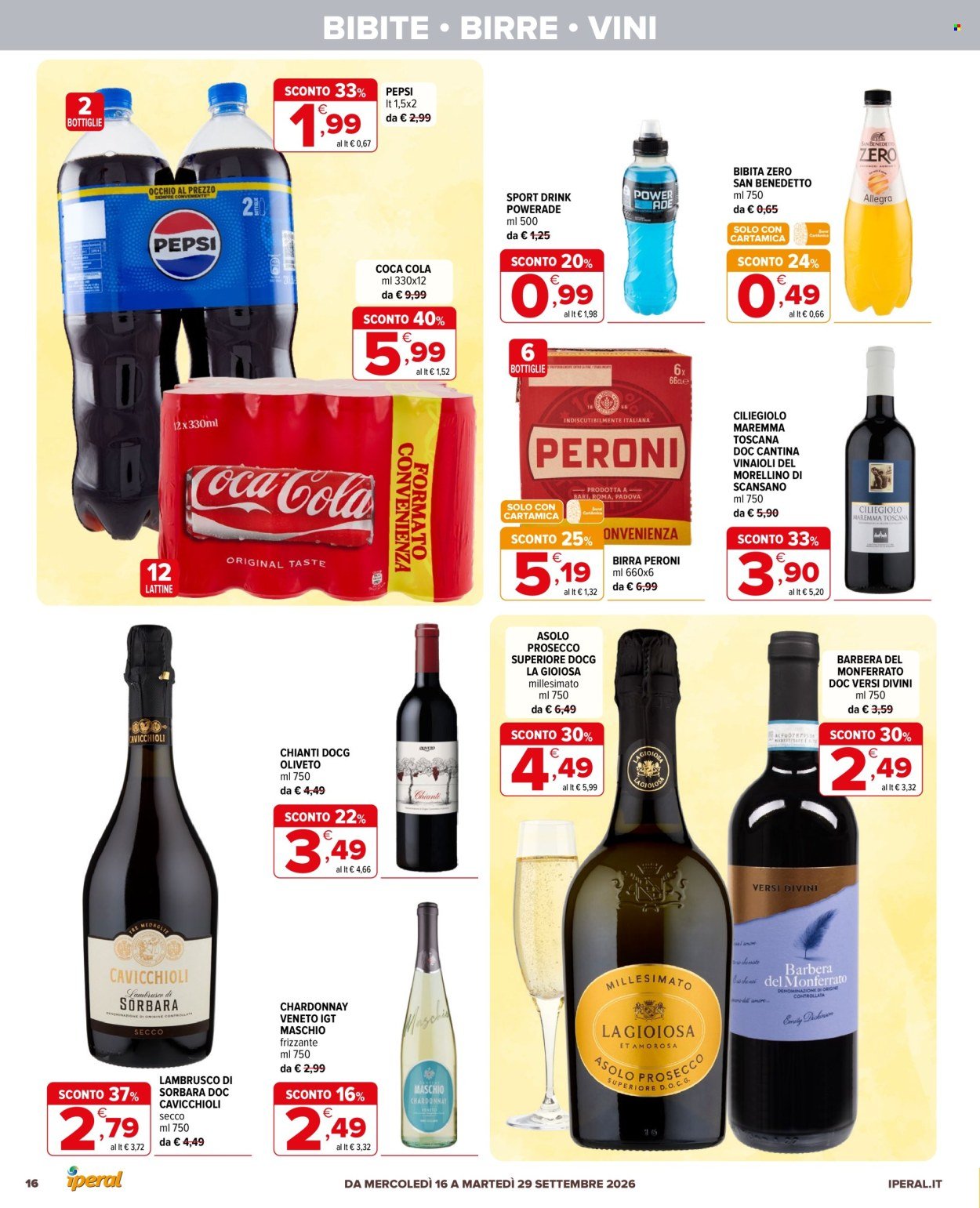 Volantino IPERAL - 50 prodotti al 50%