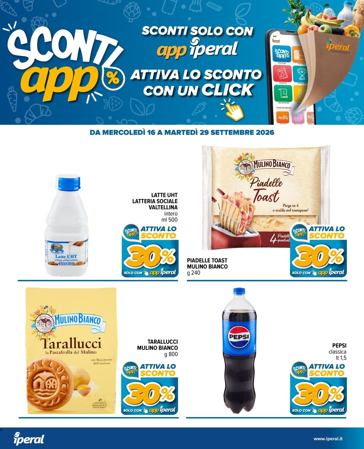 Volantino IPERAL - 50 prodotti al 50%