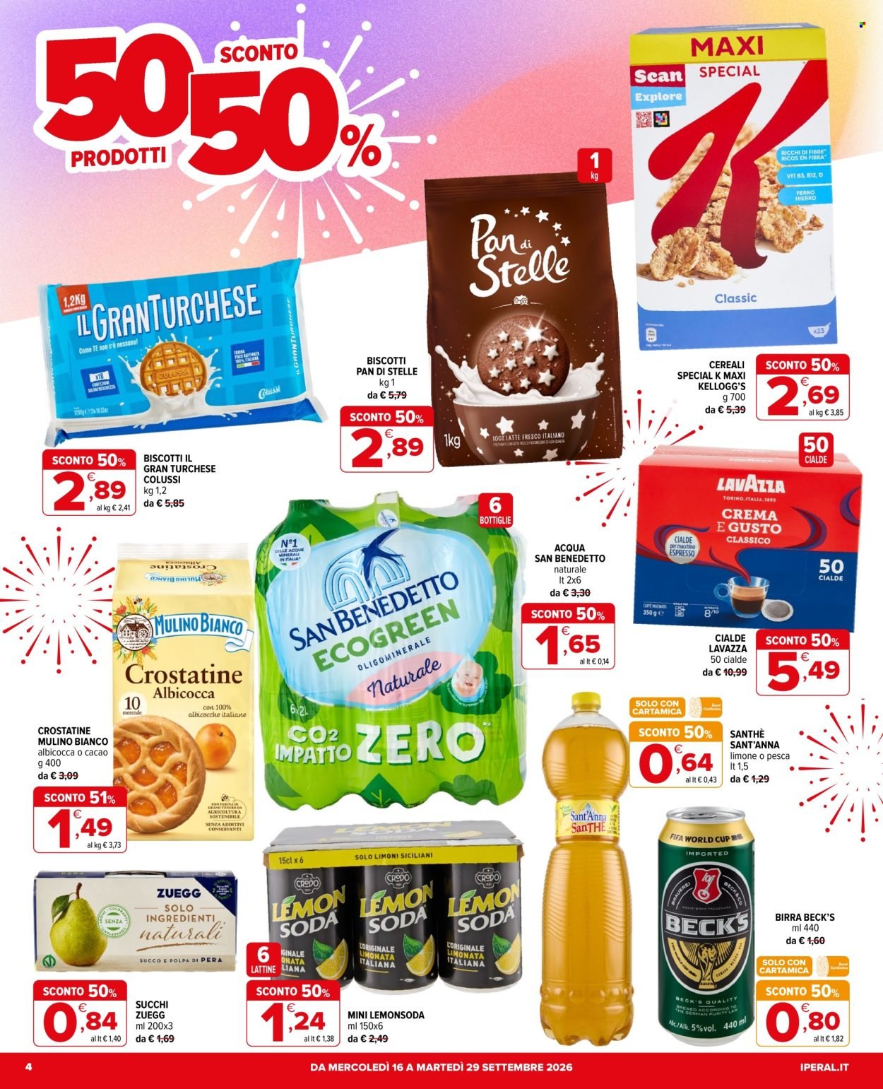 Volantino IPERAL - 50 prodotti al 50%