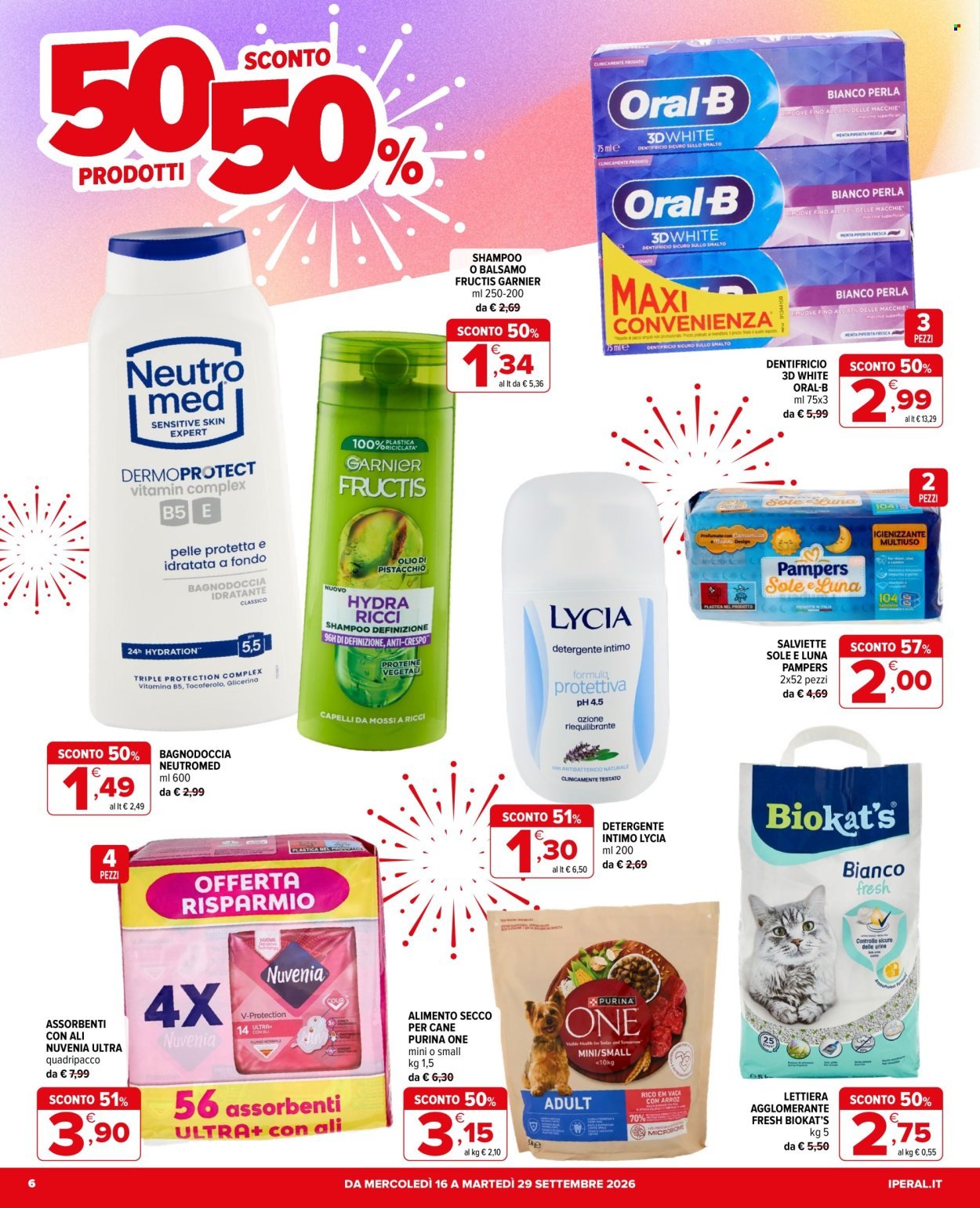 Volantino IPERAL - 50 prodotti al 50%