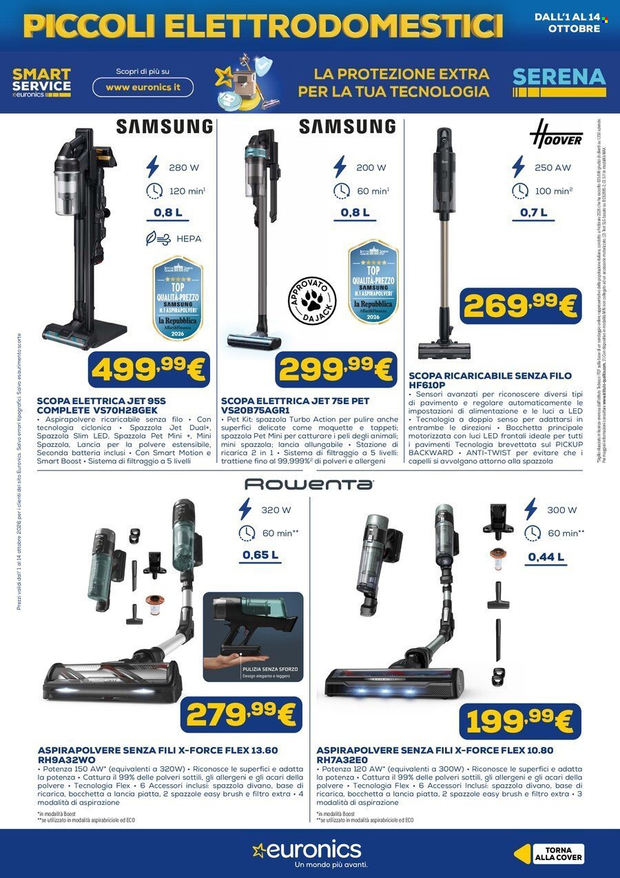 Volantino EURONICS - Speciale Piccoli Elettrodomestici
