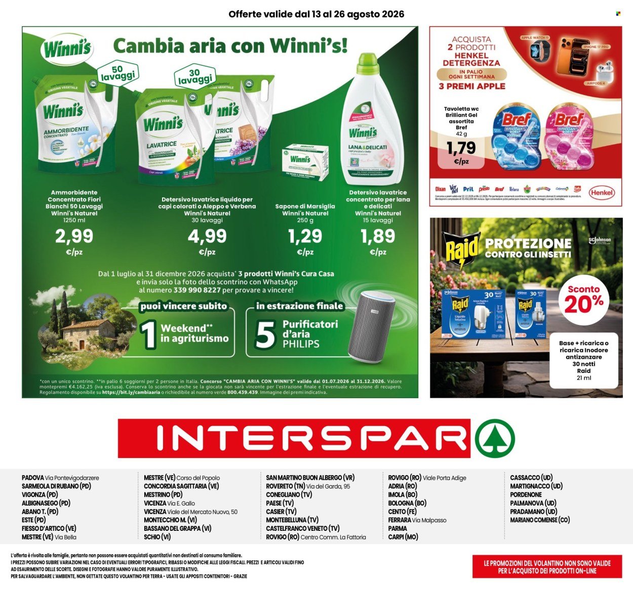 Volantino INTERSPAR - Super Offerte sulle Grandi Marche