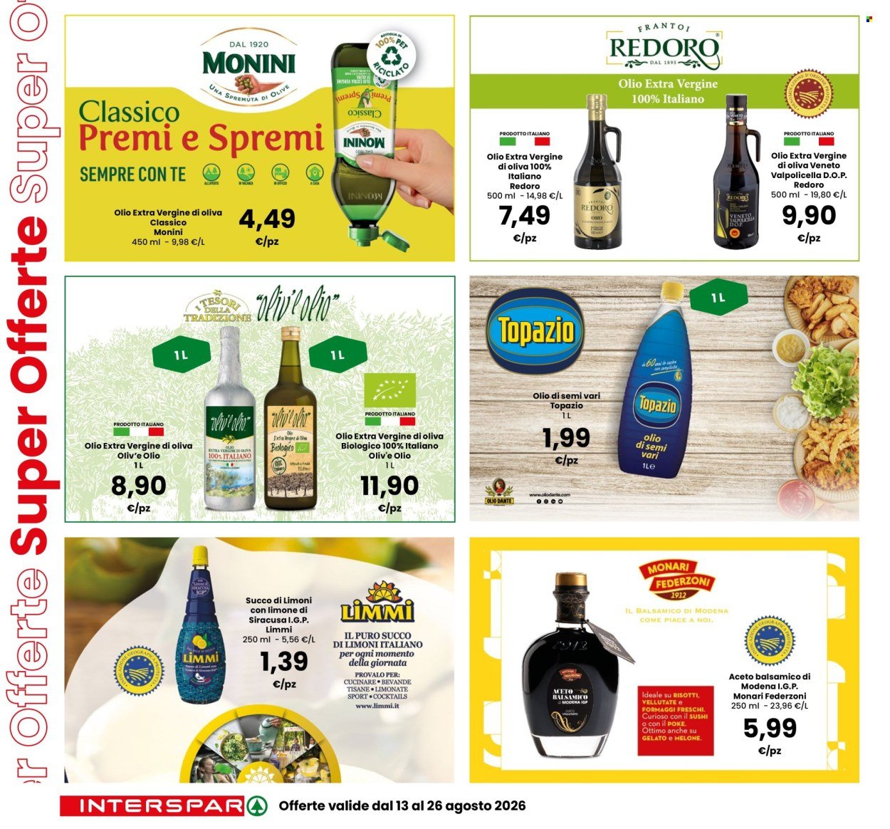 Volantino INTERSPAR - Super Offerte sulle Grandi Marche