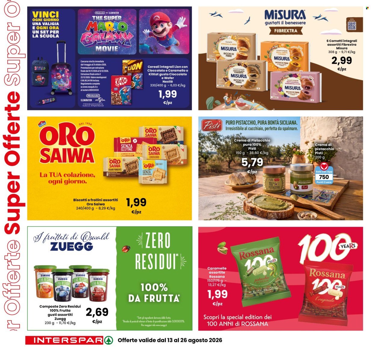 Volantino INTERSPAR - Super Offerte sulle Grandi Marche