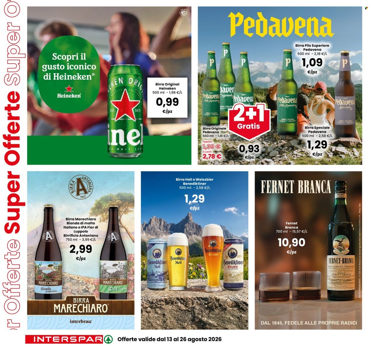 Volantino INTERSPAR - Super Offerte sulle Grandi Marche