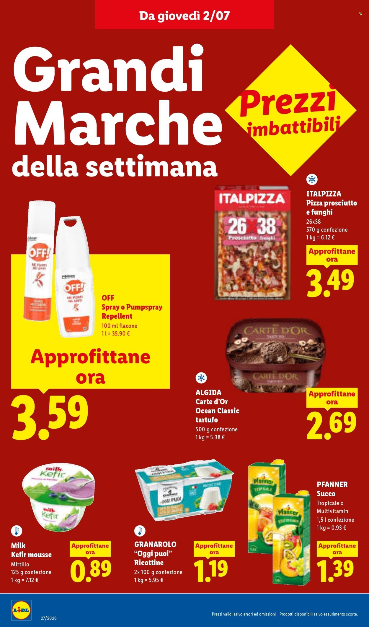 Volantino LIDL - L'estate del risparmio