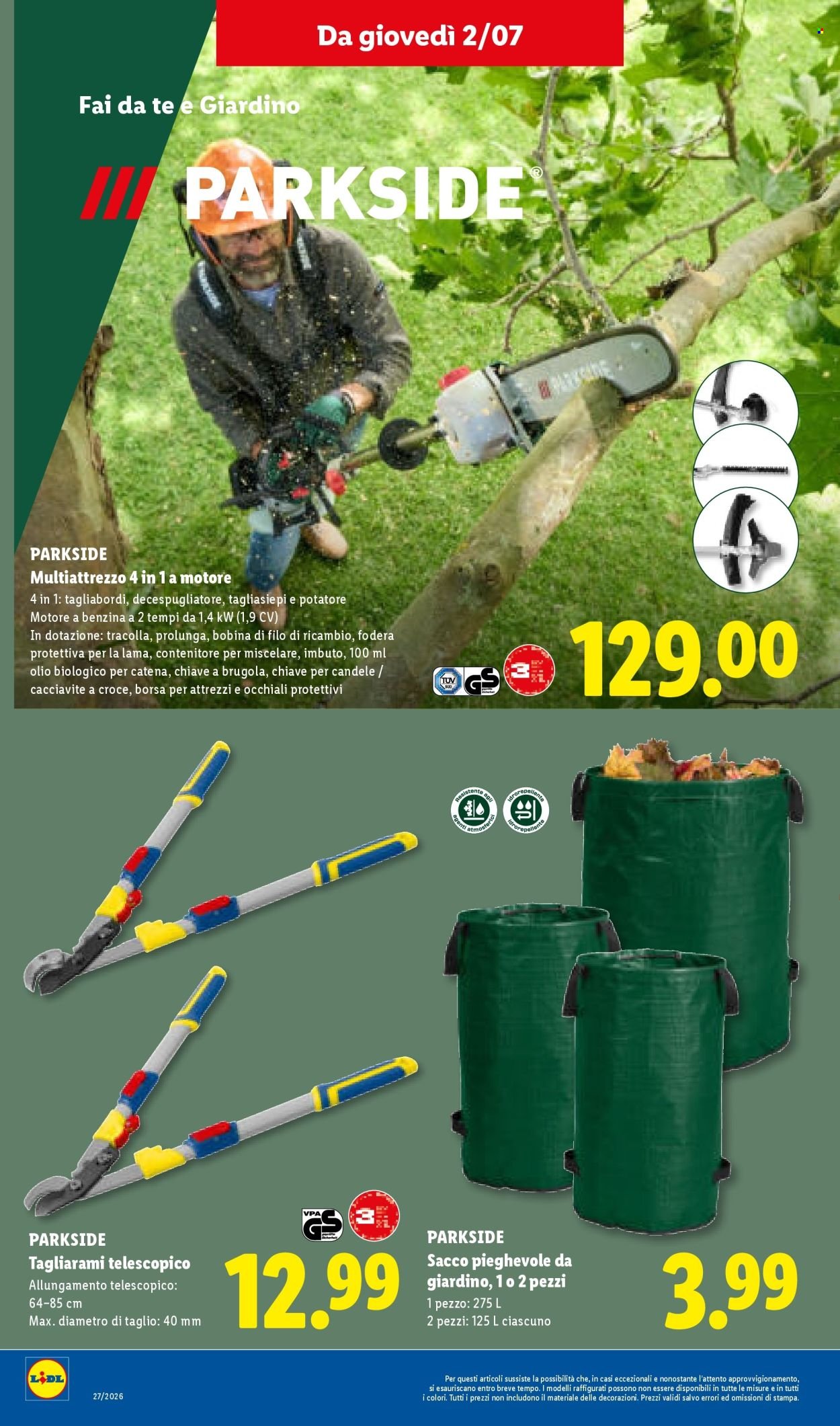 Volantino LIDL - L'estate del risparmio